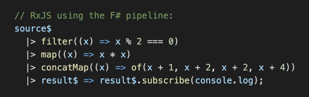 [B! javascript] [ECMAScript] Pipe operator 論争まとめ – F# か Hack か両方か - 株式会社カブク